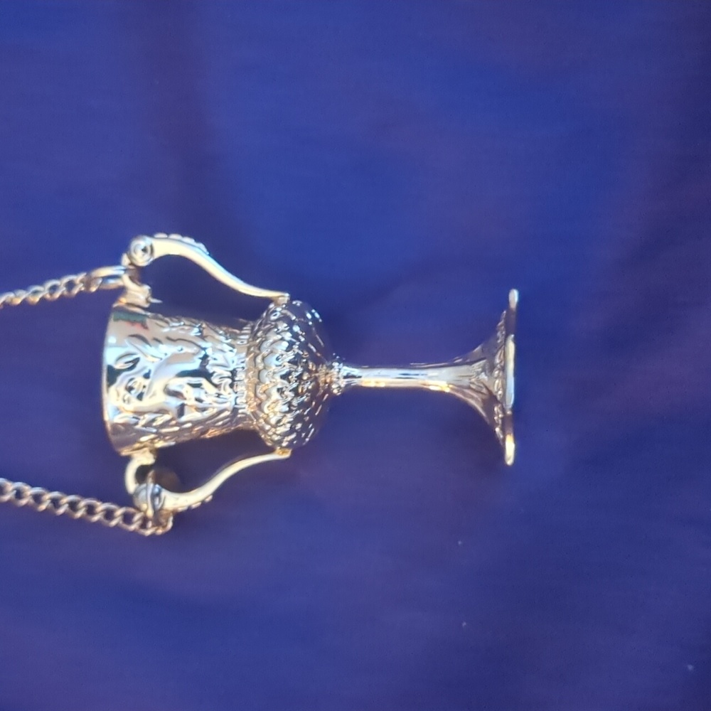 Harry Potter Hufflepuff Cup Necklace